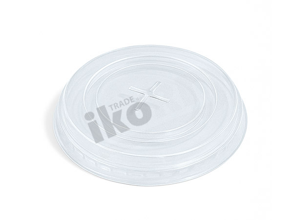 Poklopac za PET čašu, 800/1, ravni s križićem, DCFLx