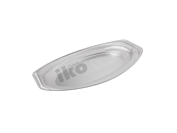 Alu oval, 349x238x23mm, 885ml, 100/1, VS-3D