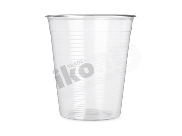 PP čaša za piće, 350ml, baždarena, prozirna, 1250/1